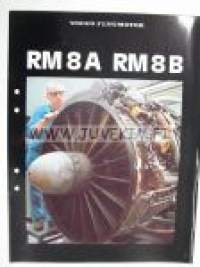 Volvo flygmotor RM 8 A, RM 8 B -lentokonemoottorin esite