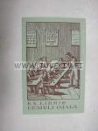 Ex Libris Eero Ojala -kirjanomistajamerkki