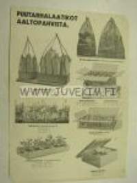 Puutarhalaatikot aaltopahvista -esite