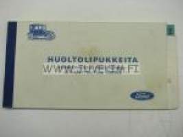 Huoltolipukkeita eurooppalaisia Ford henkilö- ja pakettiautoja varten -lipukevihko