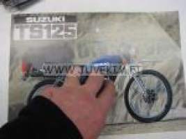 Suzuki TS125 moottoripyörä -myyntiesite