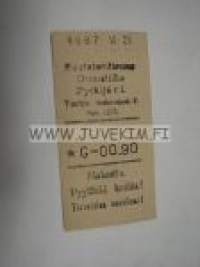 Rautateollisuus Osuusliike Pyrkijä r.l. -kassakuitti