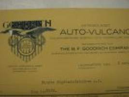 Auto-Vulcano Ab, Helsingfors. Dokument 5.11.1925