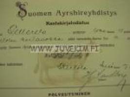 Suomen Ayrshireyhdistys Lehmä 