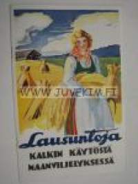 Lausuntoja kalkin käytöstä maanviljelyksessä / W. Rosenlew & Co