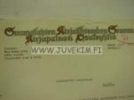 Suomalaisen Kirjallisuuden Seuran Kirjapainon Osakeyhtiö, Helsinki 12.2.1929 -asiakirja