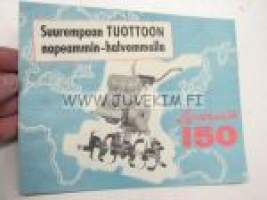 Landmaster 150 puutarhatraktori -myyntiesite