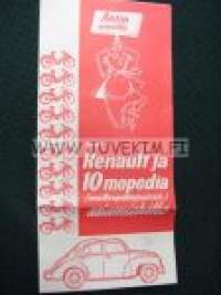 Suurarpa r.y. Voittoina Reunault ja 10 mopedia 1.10 -31.12.1955