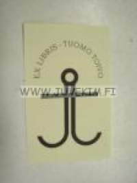 Ex Libris Tuomo Toivo -kirjanomistajamerkki