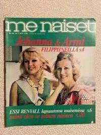 Me Naiset 1974 nro 29 ilmestynyt 19.7.1974, Johanna Raunio ja Armi, asuntomessut Kerava Jaakkola, Eila Halonen