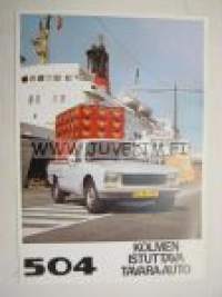 Peugeot 504 1982 -myyntiesite