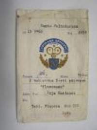 Loimaan Apteekki, 13.3.1962 -apteekkipussi