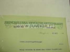 Frenckellska Tryckeri-Aktiebolaget, Helsinki 16.4.1914 -asiakirja