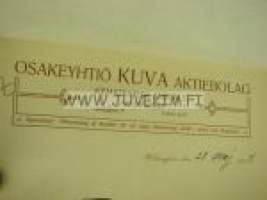 Osakeyhtiö Kuva Aktiebolaget 28.5.1914 -asiakirja