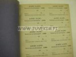 Anni Auri, Sekatavarakauppa, Laitila -ostopalautuskuittivihko