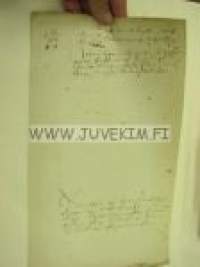 Muistio, laatinut Eric Magnus Montell, annettu 12.9.1814, pantu täytäntöön 18.10.1814, koskee käskynhaltija Christian Sillbergiä -asiakirja