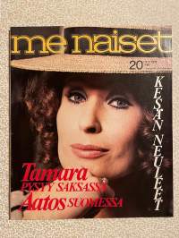 Me Naiset 1976 nro 20, ilmestynyt 13.5.1976, Tamara Lund, äitini Martta Salmela-Järvinen, presidentin hovikuvaajat