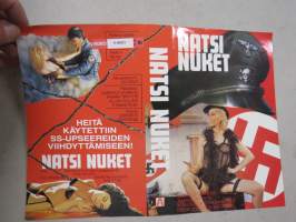 Natsi nuket (natsinuket) (SS-Girls) -alkuperäinen VHS-kasetin kansipaperi