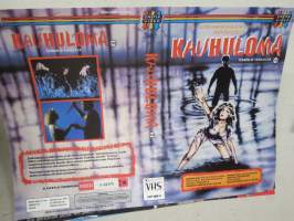 Kauhuloma (Terror at Tenkiller) -alkuperäinen VHS-kasetin kansipaperi