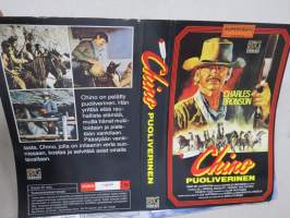 Chino Puoliverinen (Charles Bronson) -alkuperäinen VHS-kasetin kansipaperi