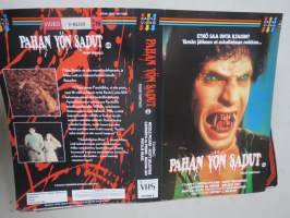 Pahan yön sadut (Freaky Fairytales) -alkuperäinen VHS-kasetin kansipaperi