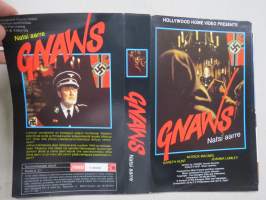 Gnaws - Natsiaarrre -alkuperäinen VHS-kasetin kansipaperi, käyttämätön