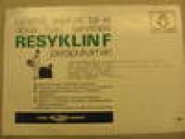 Resyklin F mainospostikortti