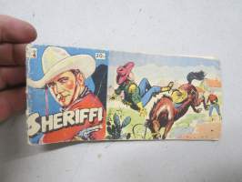 Sheriffi 19?? nr 4 Buck Jones ja hyppivä karjantarkastaja -sarjakuva / comics