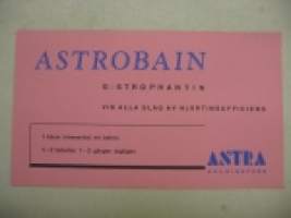 Astrobain lääkemainos / imupaperi