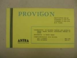 Provigon lääkemainos / imupaperi