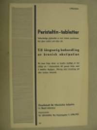 Peristaltin lääkemainos / imupaperi