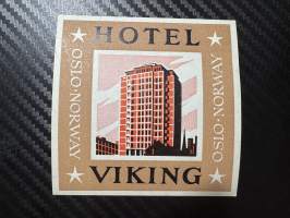 Hotel Viking Oslo Norway -matkalaukkumerkki