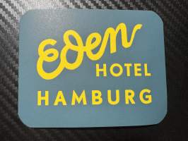 Edem Hotel Hamburg -matkalaukkumerkki