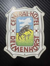 Central- Hotel Delmenhorst -matkalaukkumerkki