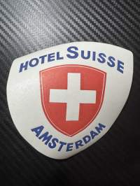 Hotel Suisse Amsterdam -matkalaukkumerkki