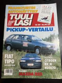 Tuulilasi 1989 nr 10, Pickup- vertailu sis Mercedes- Benz SL liitteen