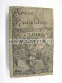 Armas Ruotsalainen, lääkäri, Helsinki -Ex Libris alkuperäinen painolaatta, merkin piirtänyt F.G. Ålander 1907