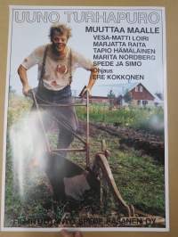 Uuno Turhapuro muuttaa maalle -elokuvajuliste, Vesa-Matti Loiri