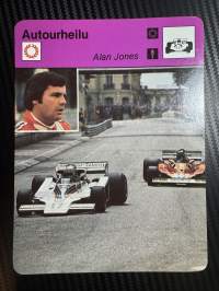 Autourheilu keräilykortti Alan Jones
