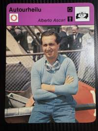 Autourheilu keräilykortti Alberto Ascari