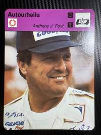 Autourheilu keräilykortti Anthony J. Foyt