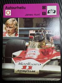Autourheilu keräilykortti James Hunt