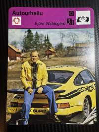 Autourheilu keräilykortti Bjödrn Waldegård