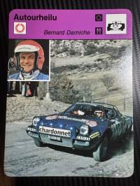 Autourheilu keräilykortti Bermard Darniche