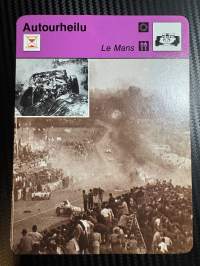 Autourheilu keräilykortti Le Mans