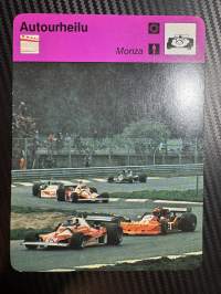Autourheilu keräilykortti Monza