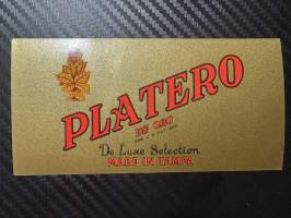 Platero de oro -sikarietiketti