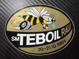 SM Teboil ralli 20-21.10.1984 tarra
