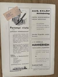 Suomen vapaussota 1937 nr 8 - Jääkäripataljoonan kärkijoukon kotimatka, ym.