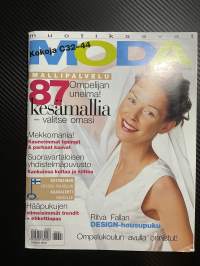 Moda 1998 nr kesä 2, 87 Ompelijan unelma kesämallia, sisältää kaava-arkin